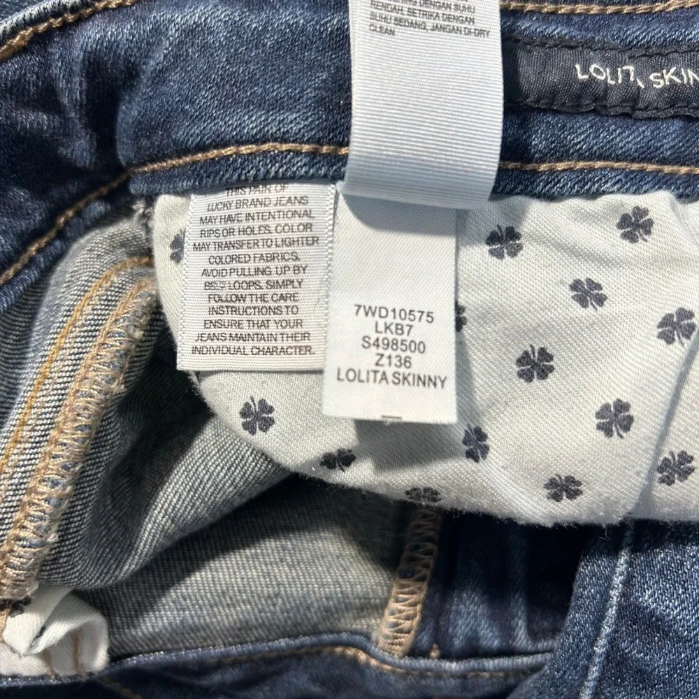 Lucky Brand‎ Jeans Lolita Skinny Womens 10/30 Blue Denim Classic Casual 7WD10575
